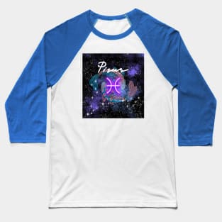 Pisces Fish Zodiac Sign Astrology Baseball T-Shirt